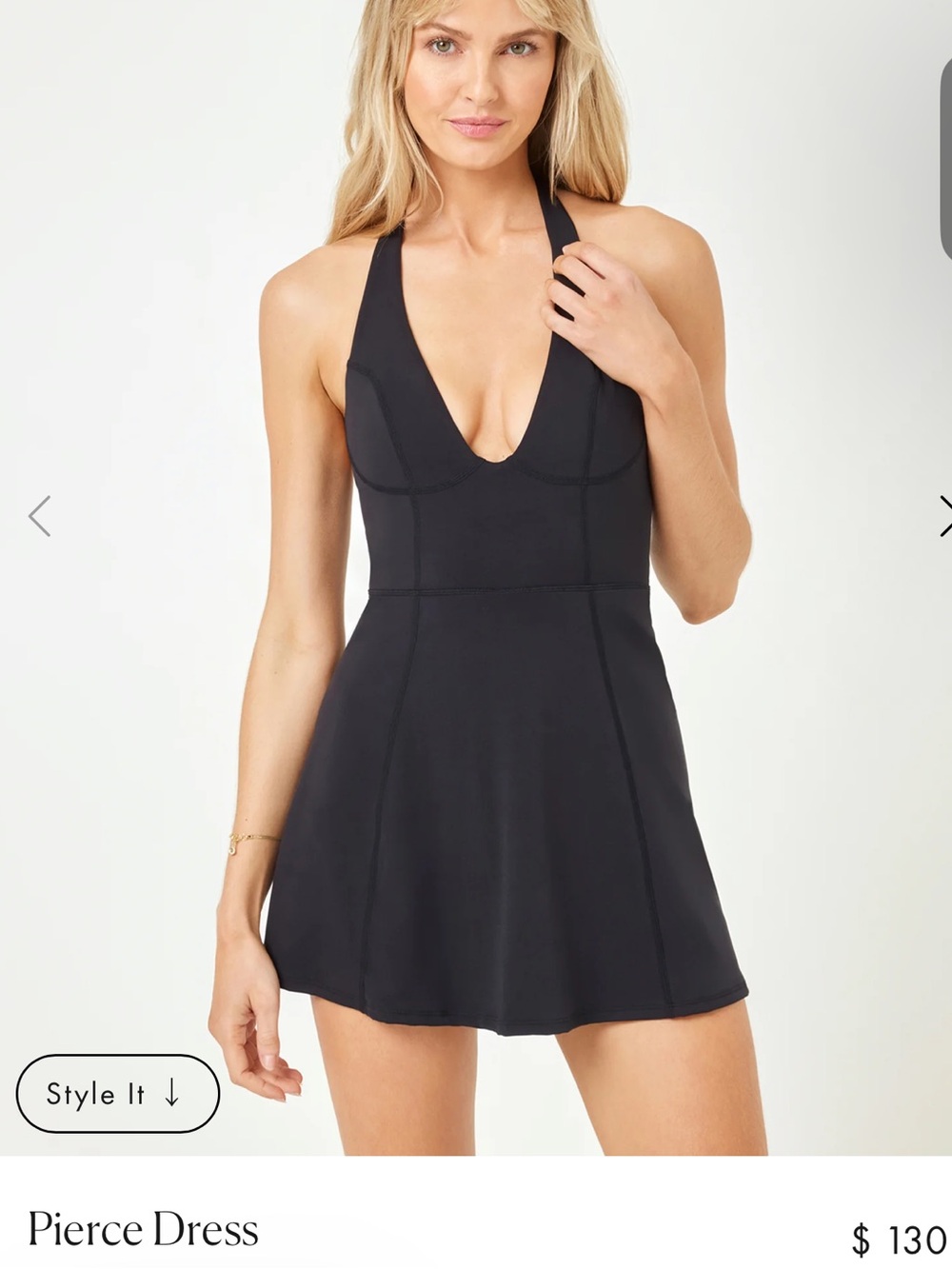 l*space periwinkle blue Pierce Halter Dress
